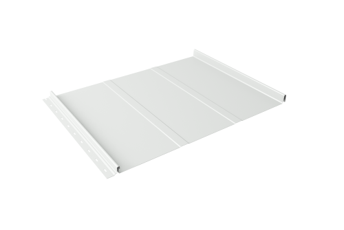 Кликфальц Line Grand Line 0.45 PE с пленкой на замках RAL 9003 сигнальный белый