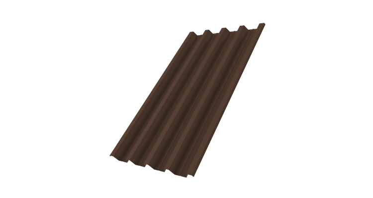 Профнастил Н60 R 0.7 PE RAL 8017 шоколад