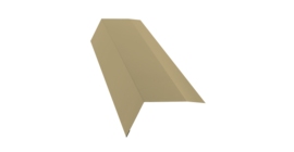 Планка карнизная 100х65 0,45 PE с пленкой RAL 1014 слоновая кость (2м)