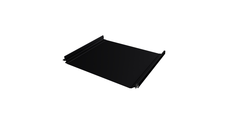 Кликфальц Pro Grand Line 0,5 Satin Matt с пленкой на замках RAL 9005 черный