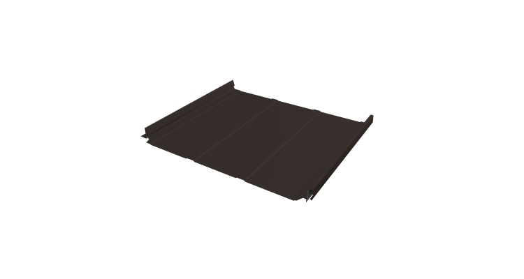 Кликфальц Pro Line Grand Line 0,45 PE с пленкой на замках RR 32 темно-коричневый