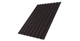 Профнастил С20R 0.45 PE-Double RAL 9005 черный