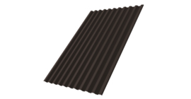 Профнастил С21R 0,5 Satin Matt TX RR 32 темно-коричневый
