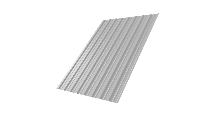 Профнастил С10A 0,5 Satin RAL 9003 сигнальный белый