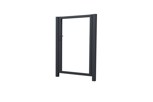 Калитка Жалюзи 1,68х1 RAL 7024 без заполнения