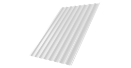 Профнастил С20В 0,4 PE RAL 9003 сигнальный белый