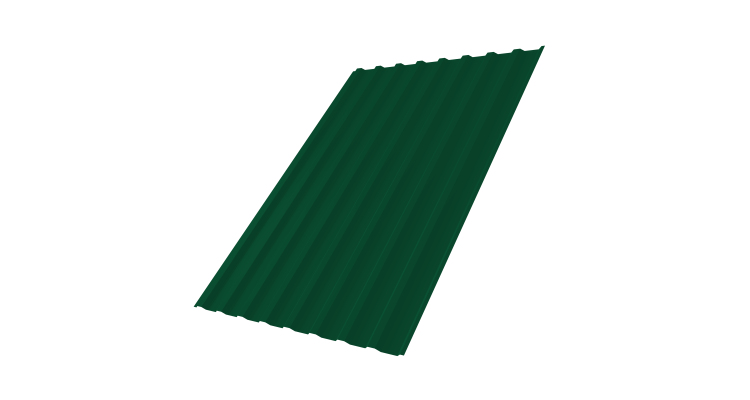 Профнастил С20В 0,45 PE-Double RAL 6005 зеленый мох