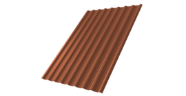 Профнастил С20R 0,45 Drap TX RAL 8004 терракота