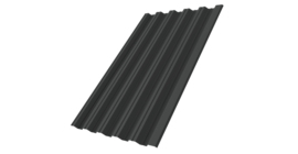 Профнастил НС35R 0,5 Satin Matt RAL 7016 антрацитово-серый