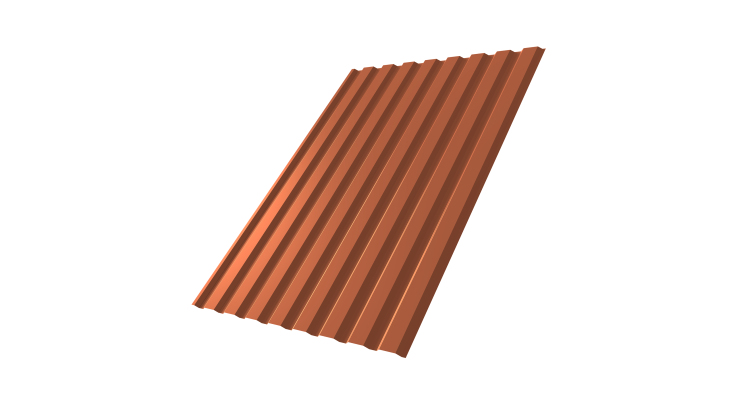 Профнастил С20A 0.45 Drap ST RAL 8004 терракота