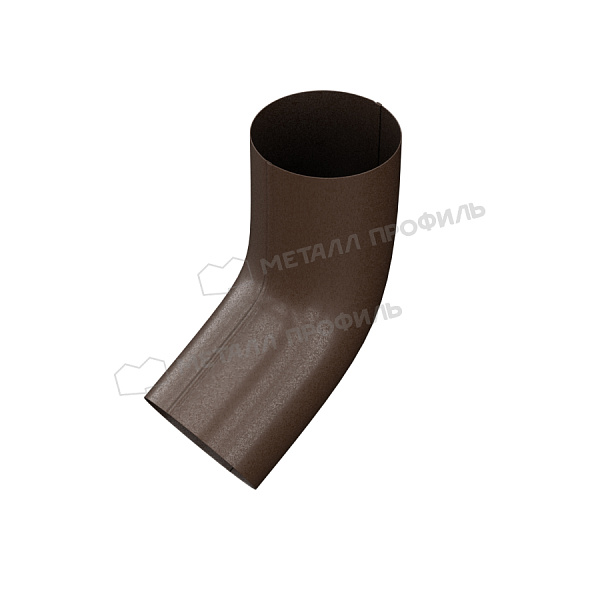 Колено сливное Металл Профиль Foramina Freeze D100 DarkBrown