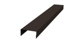 Крышка 45х20 жалюзи Texas 0,5 Satin RR 32 темно-коричневый (3м)