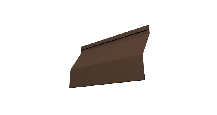 Ламель забора жалюзи Milan Slim 0,45 PE-Double RAL 8017 шоколад