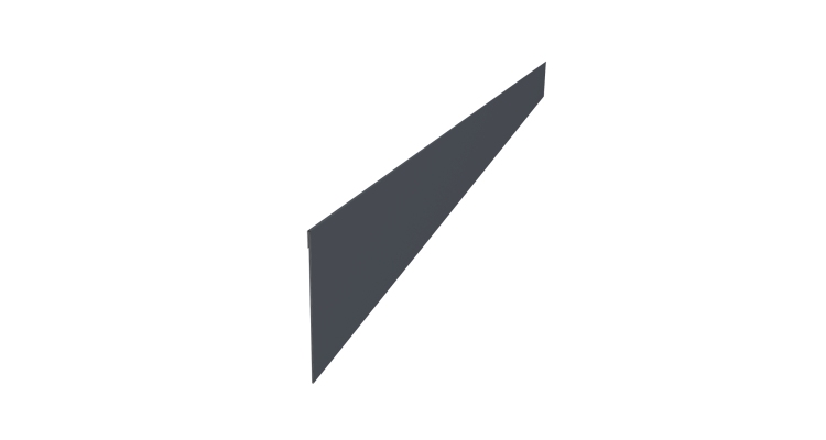 Ламель забора жалюзи Palermo 0,5 Satin Matt RAL 7024 мокрый асфальт