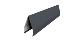 Ламель забора жалюзи Tokyo 0,5 Satin с пленкой RAL 7024 мокрый асфальт