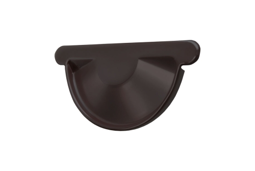 Заглушка торцевая универсальная GL PE Matt 125 мм RR 32 темно-коричневый