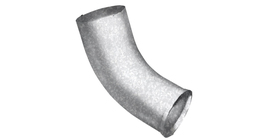 Колено стока GL ZN 100 мм Zn цинк